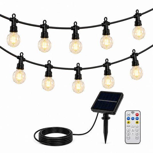 Guirnalda Luces Solar Exterior