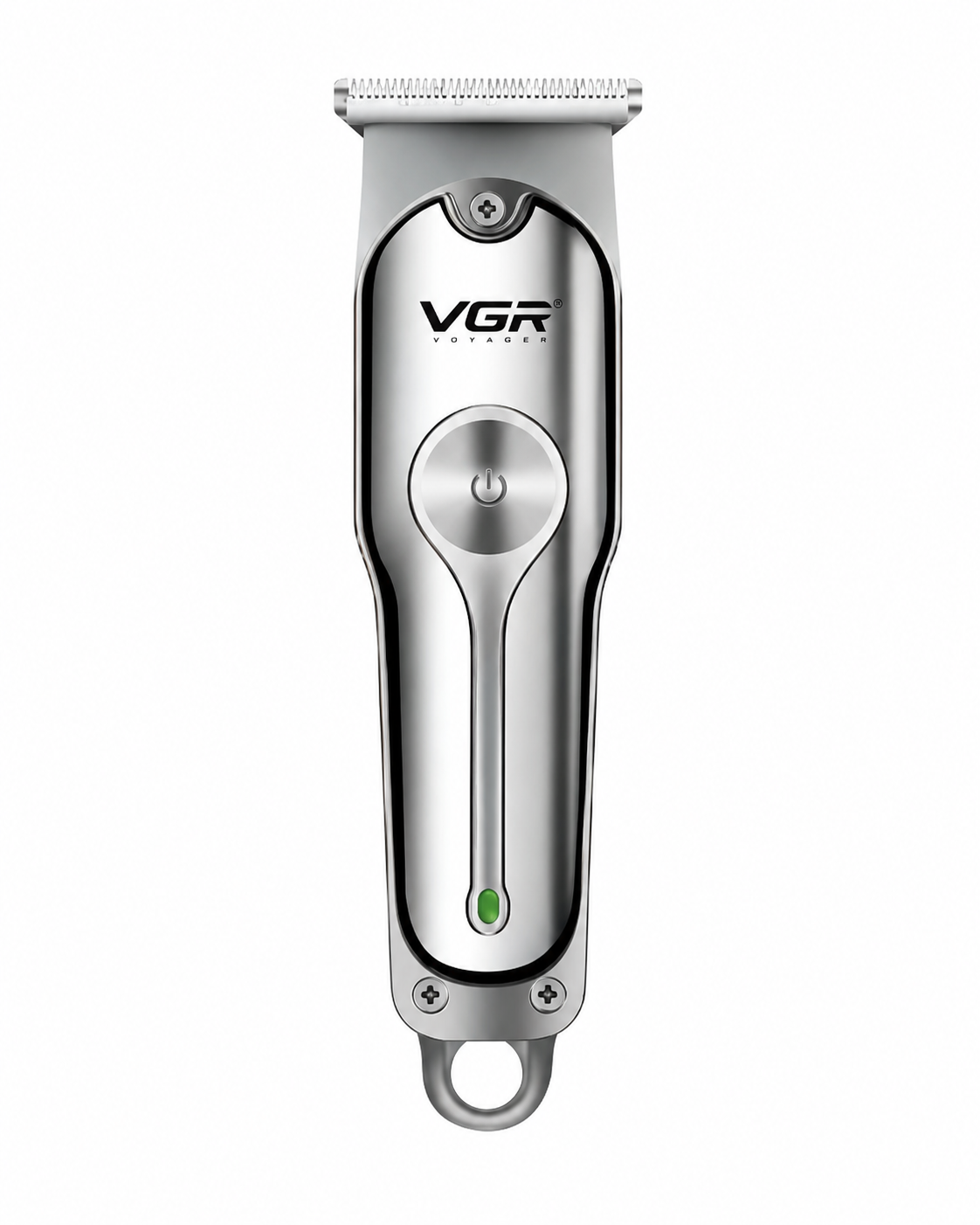 Maquina Corta Pelo Barba Vgr V-071 Profesional Recargable Color Plateado