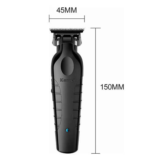 Cortadora De Pelo Profesional Kemei Km-2299 Usb Con Peines Negro