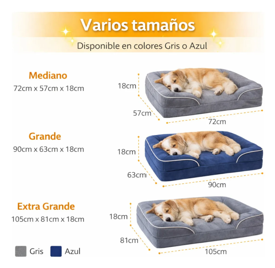 Cama Ortopédica para Mascotas