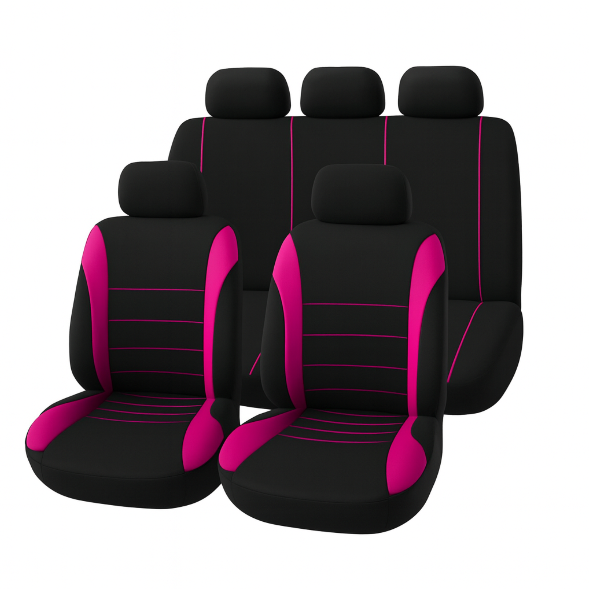 Juego Completo Fundas Cubre Asientos para Auto Varios Colores