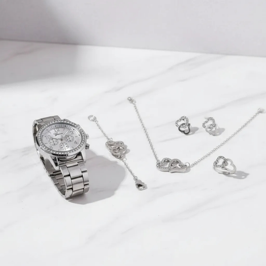 Set Reloj y Accesorios