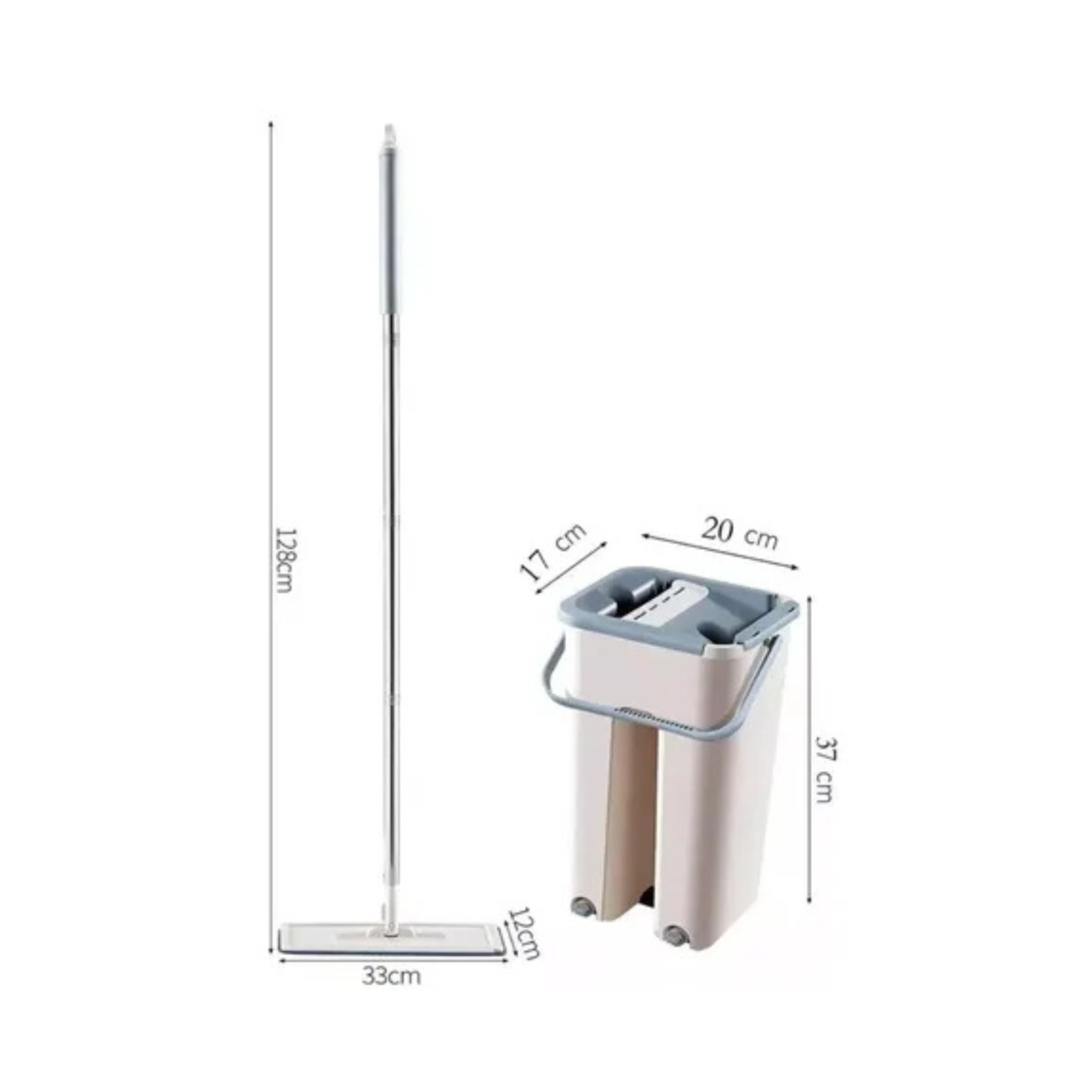 Mopa Trapeador Limpia Pisos con Balde Doble