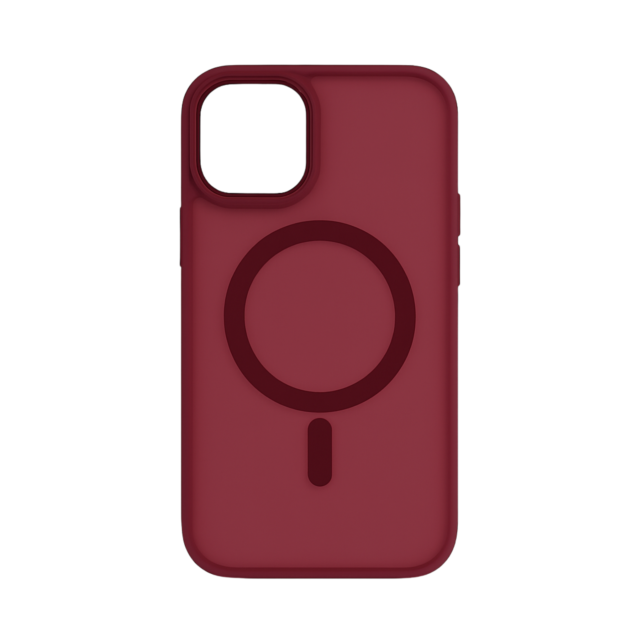 Funda MagSafe Case Protector para Iphone color Bordó
