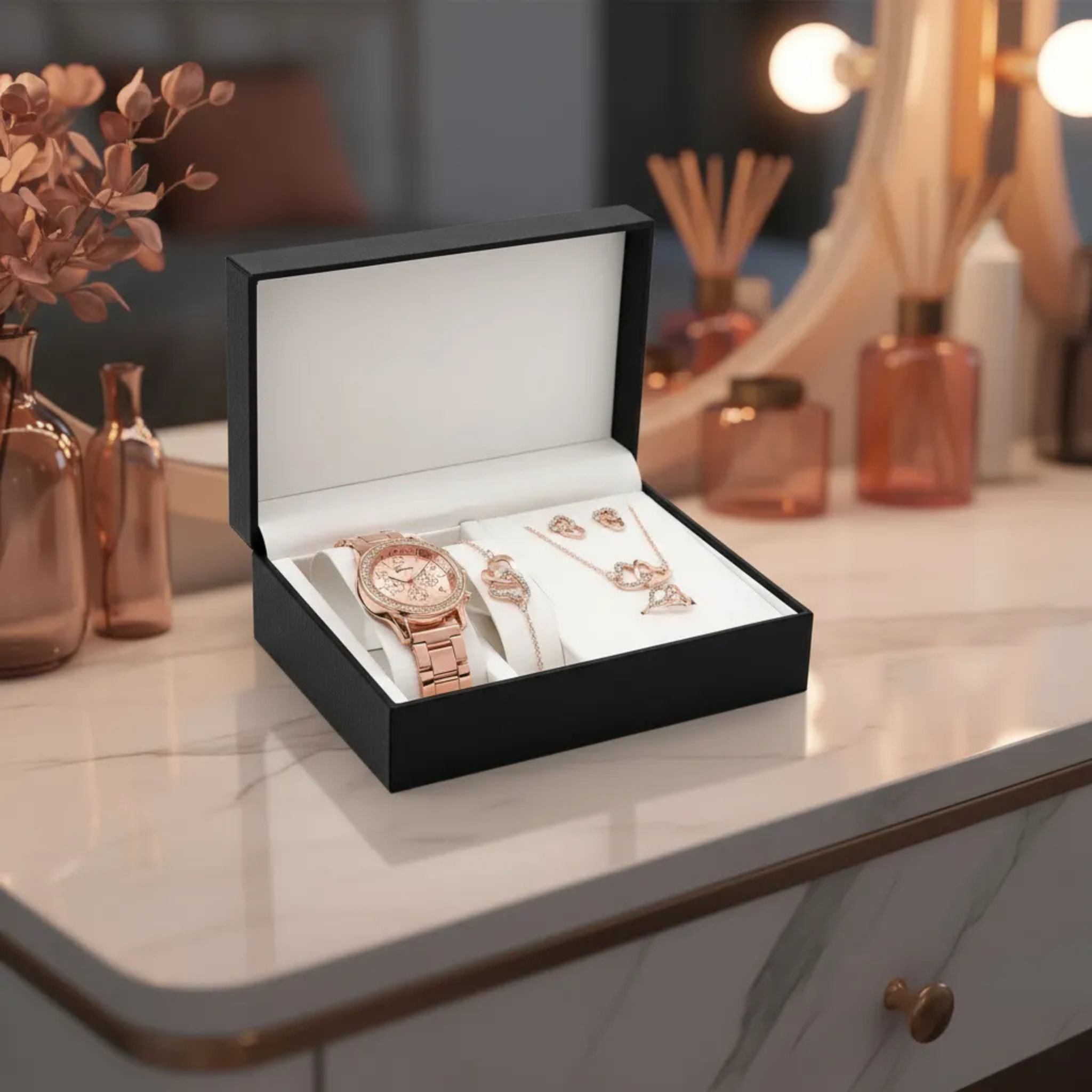 Set Reloj y Accesorios