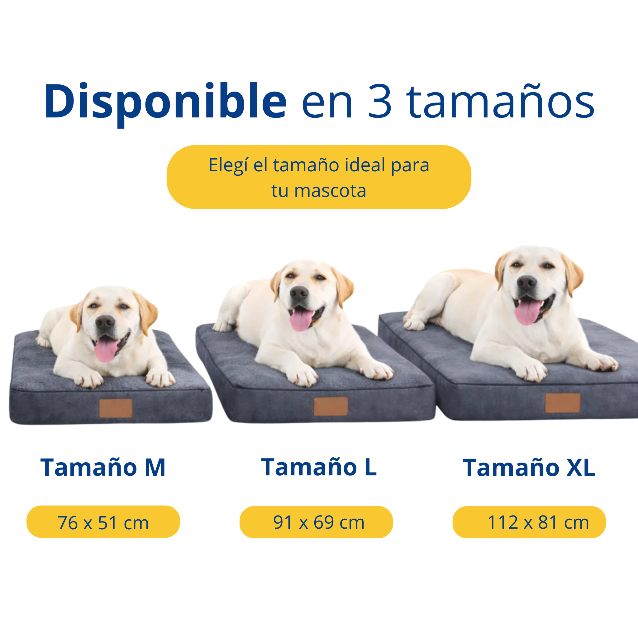 Cama Ortopédica Para Mascotas Invierno/Verano