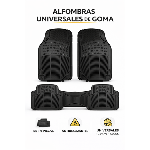 ALFOMBRAS + CUBRE ASIENTOS ECOCUERO ( COMBO 2)