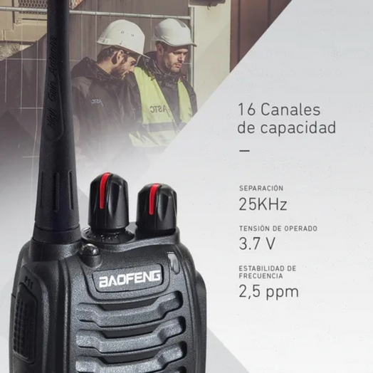 Radios Walkie-talkie Baofeng BF 888S kit de 2 radios Bandas UHF