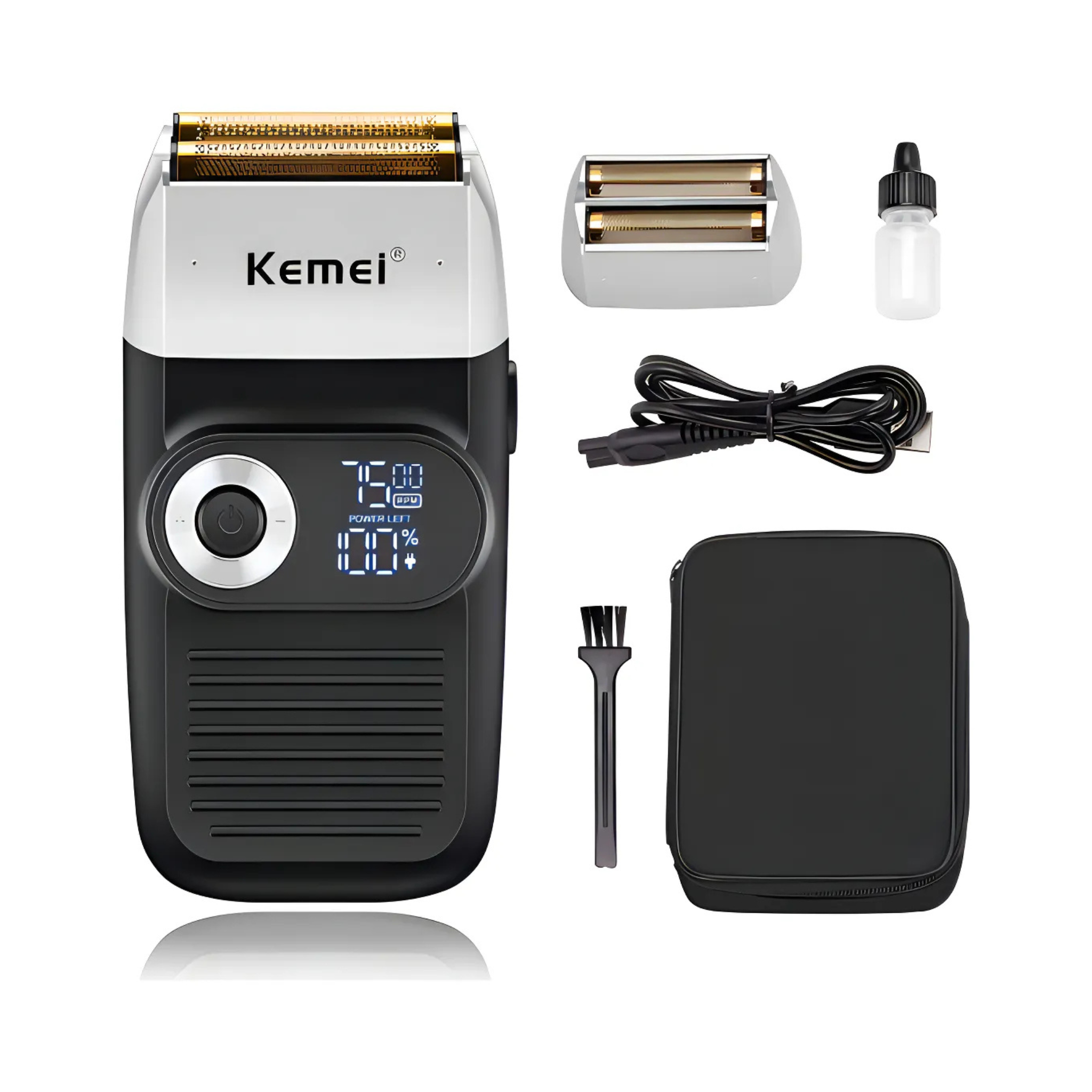 Afeitadora Kemei KM-2026 negra