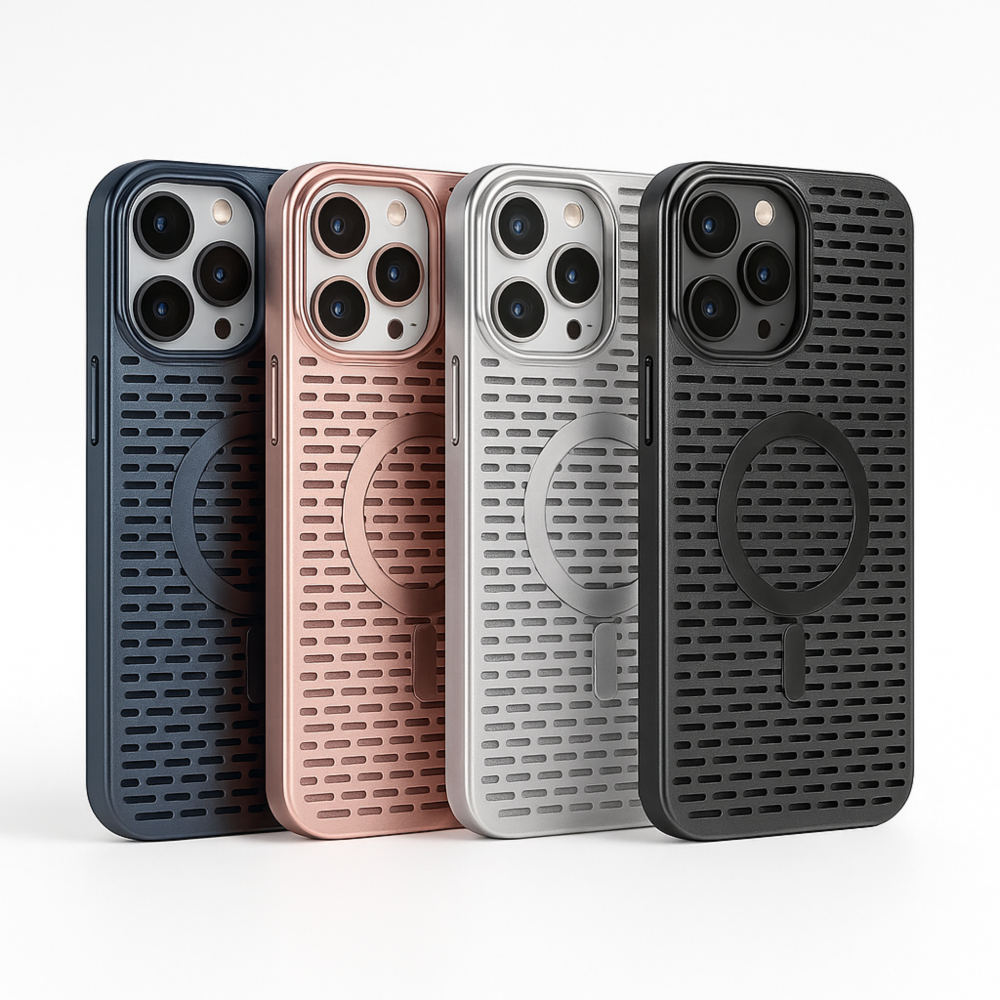 Case Funda Magsafe Magnética Para Iphone color Gris
