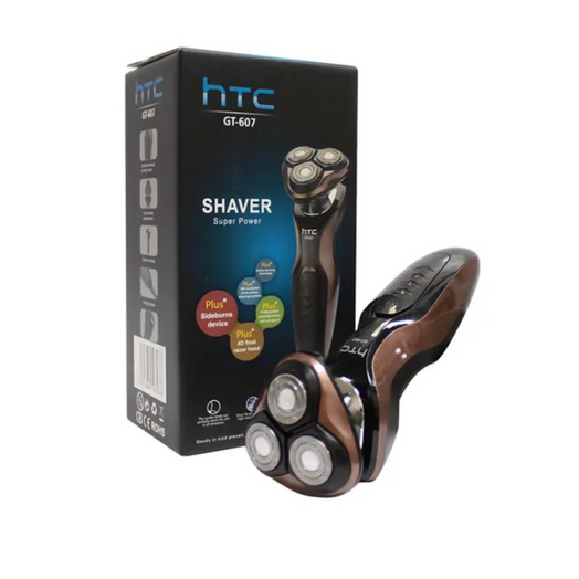 Afeitadora Inalambrica Electrica Recargable 3 Cabezales HTC gt-607 Shaver