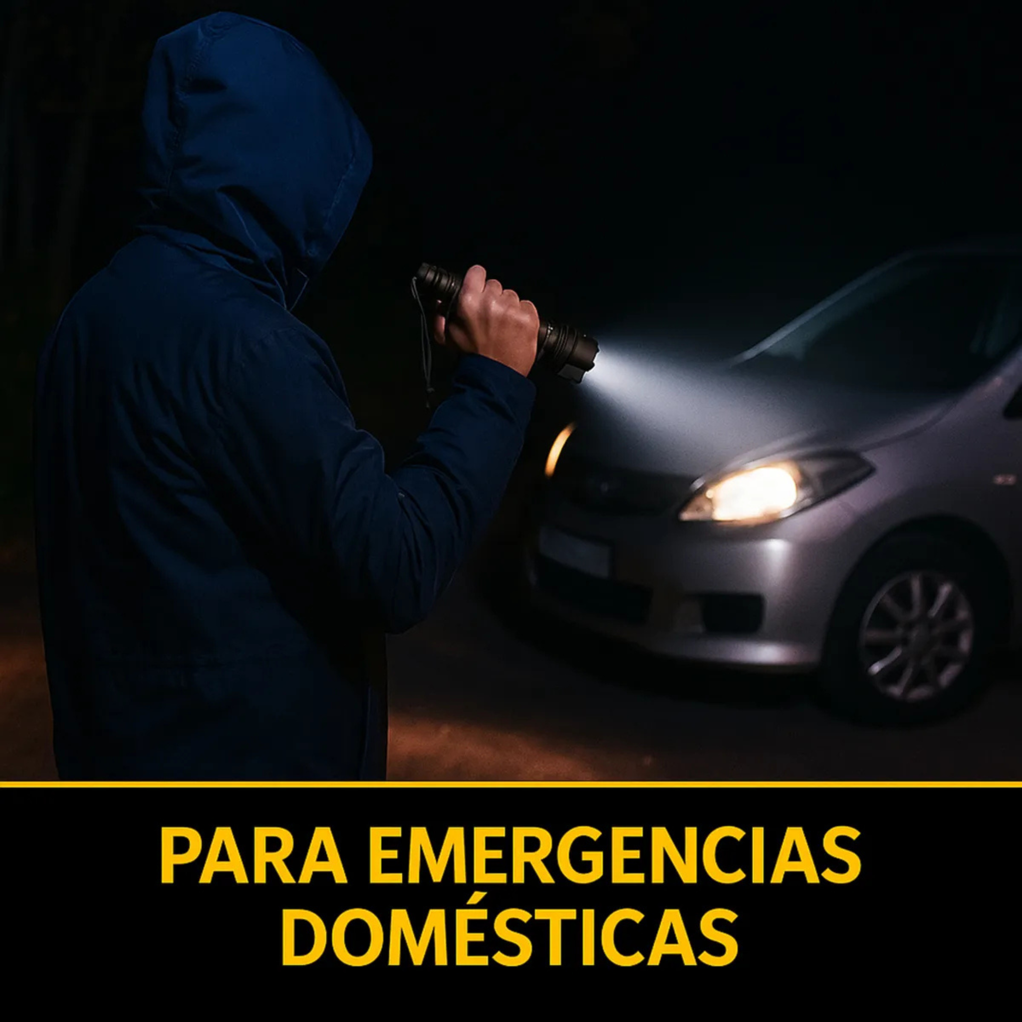 Linterna Táctica Militar Led Recargle para Camping Pesca y más