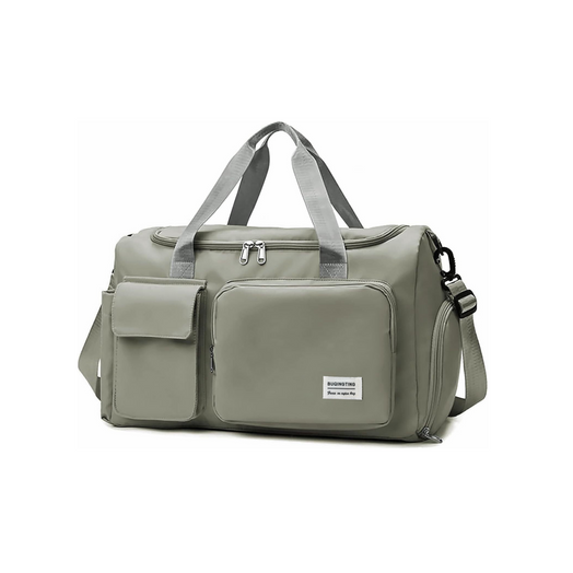 Bolso deportivo de viaje o gimnasio color Gris