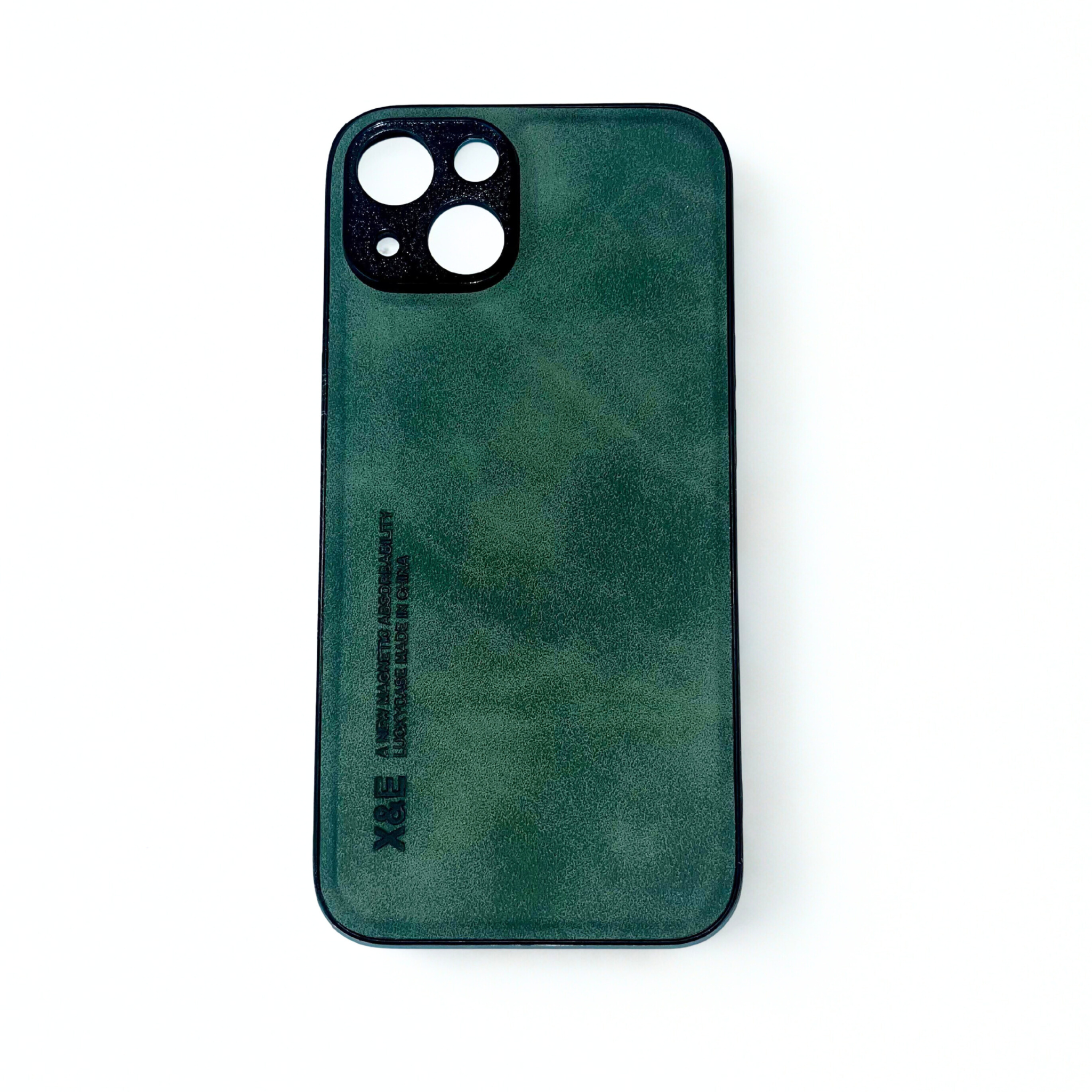 Funda Protectora Para Iphone 11/12/13/14/15 Verde Oscuro