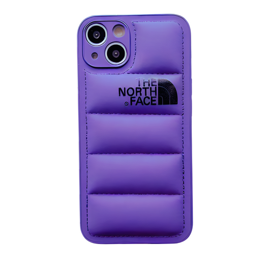Funda Para Iphone The North Face Case color Lila