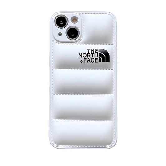 Funda Para Iphone The North Face Case color Blanco