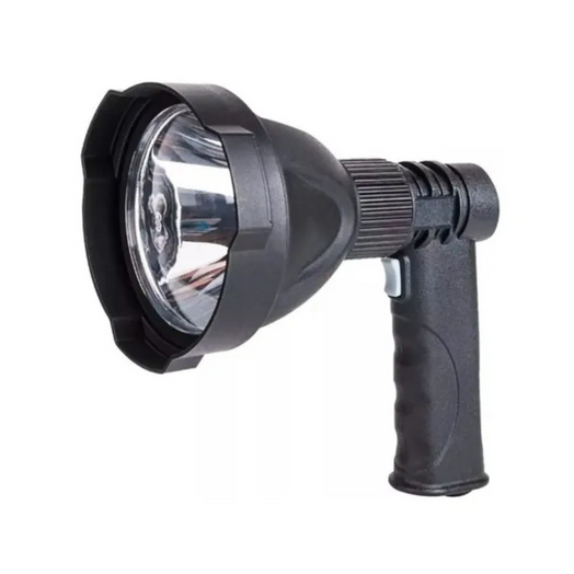 Reflector Led Pistola de Luz Recargable 800 Metros Linterna Negro Luz Blanco