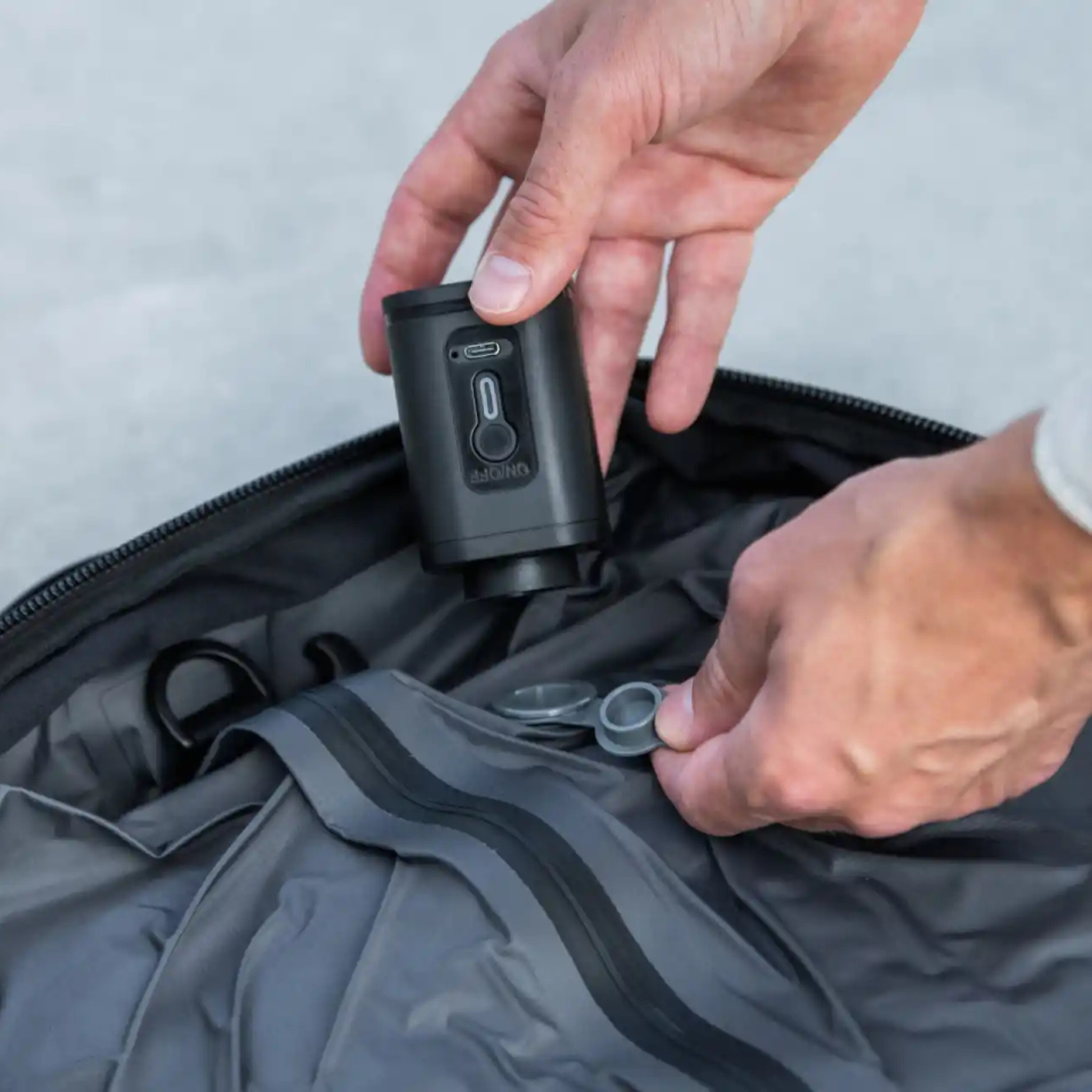 Mochila Airback con sistema de vacío incluido