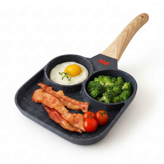 Sarten Antiadherente 3 compartimentos