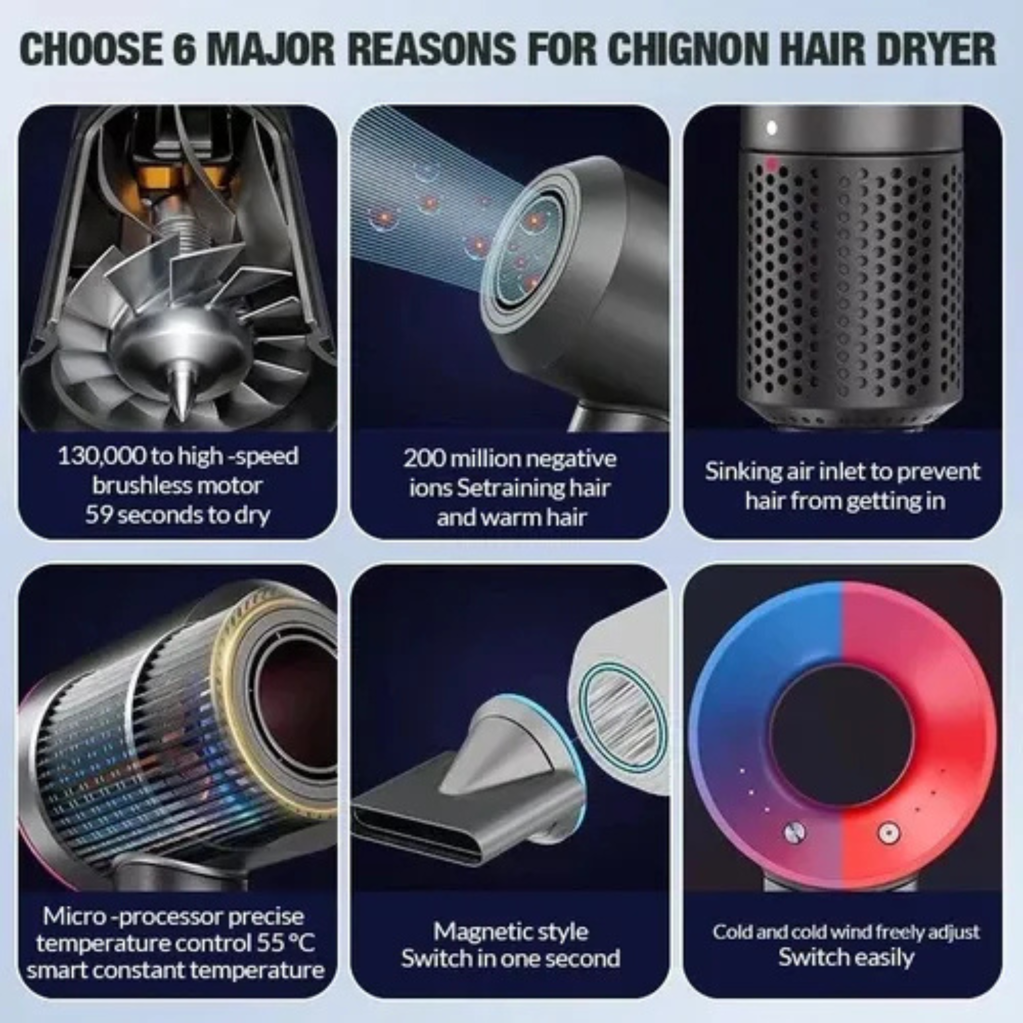 Secador de pelo Dyson Supersonic fucsia