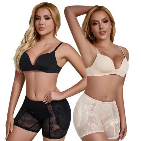 Short Moldeador de Mujer Levanta Glúteos Color Negro&Beige cod 6696
