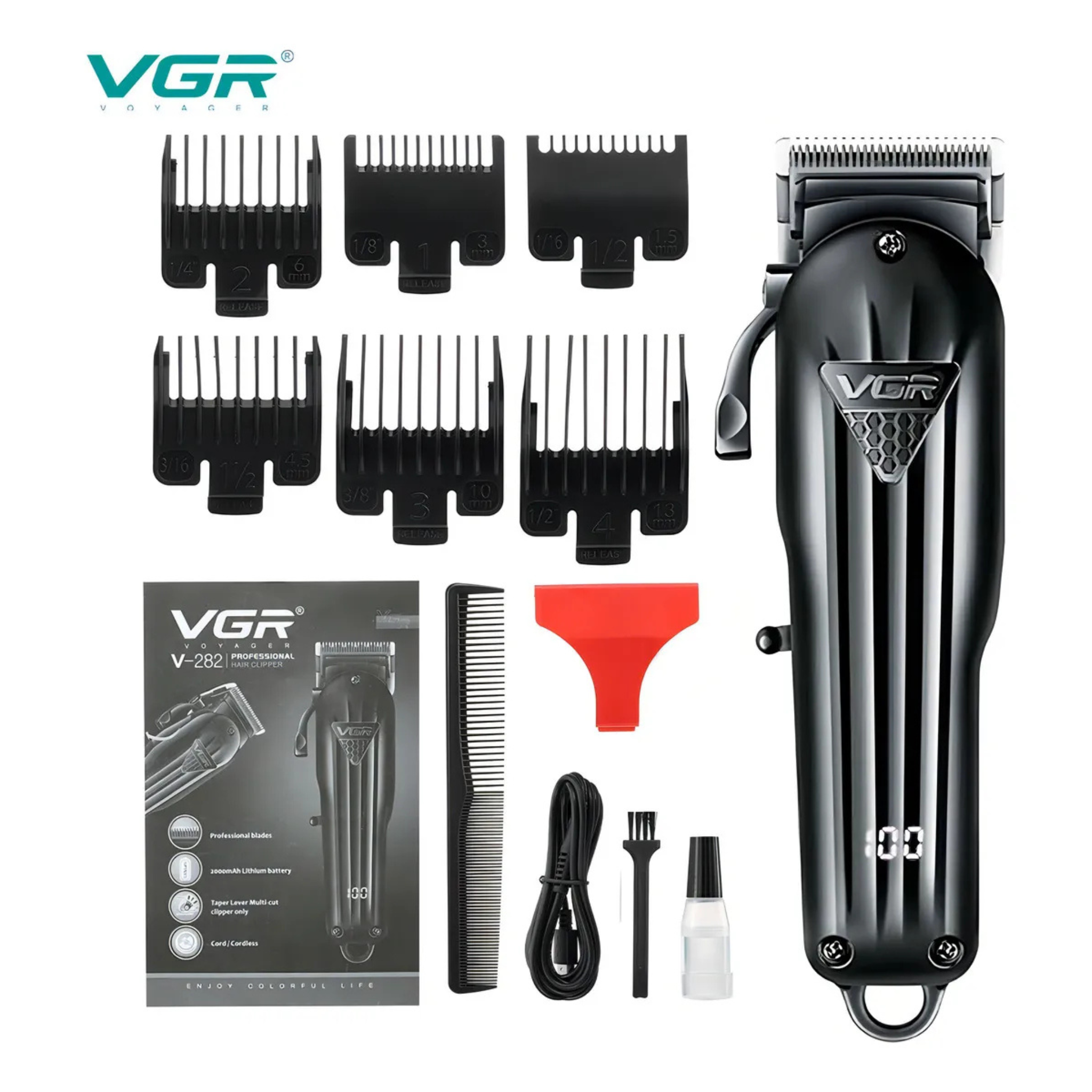 Maquina De Barbería Profesional VGR 282