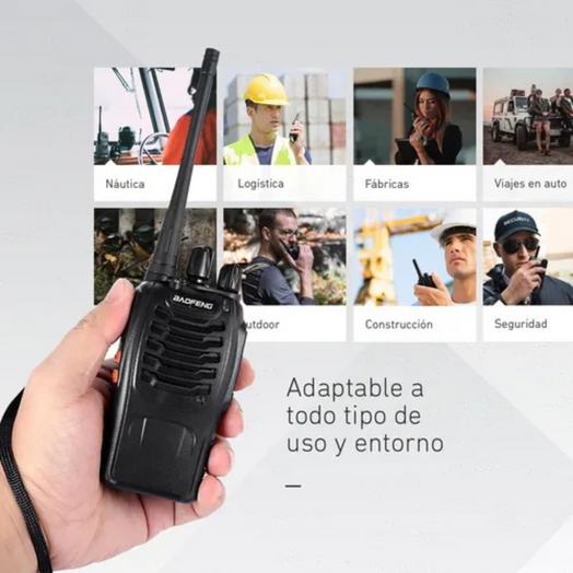 Radios Walkie-talkie Baofeng BF 888S kit de 2 radios Bandas UHF