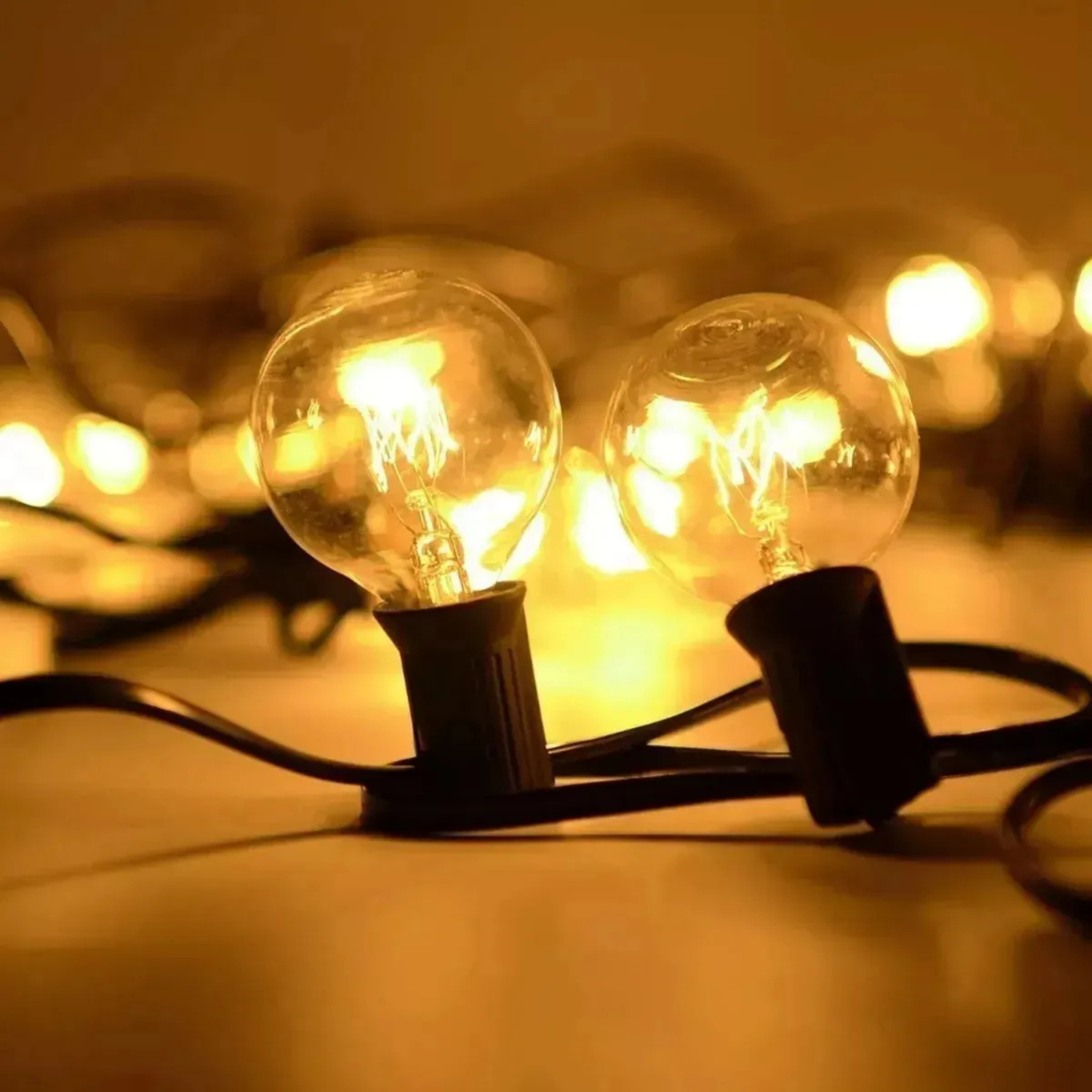 Guirnalda Luces Solar Exterior