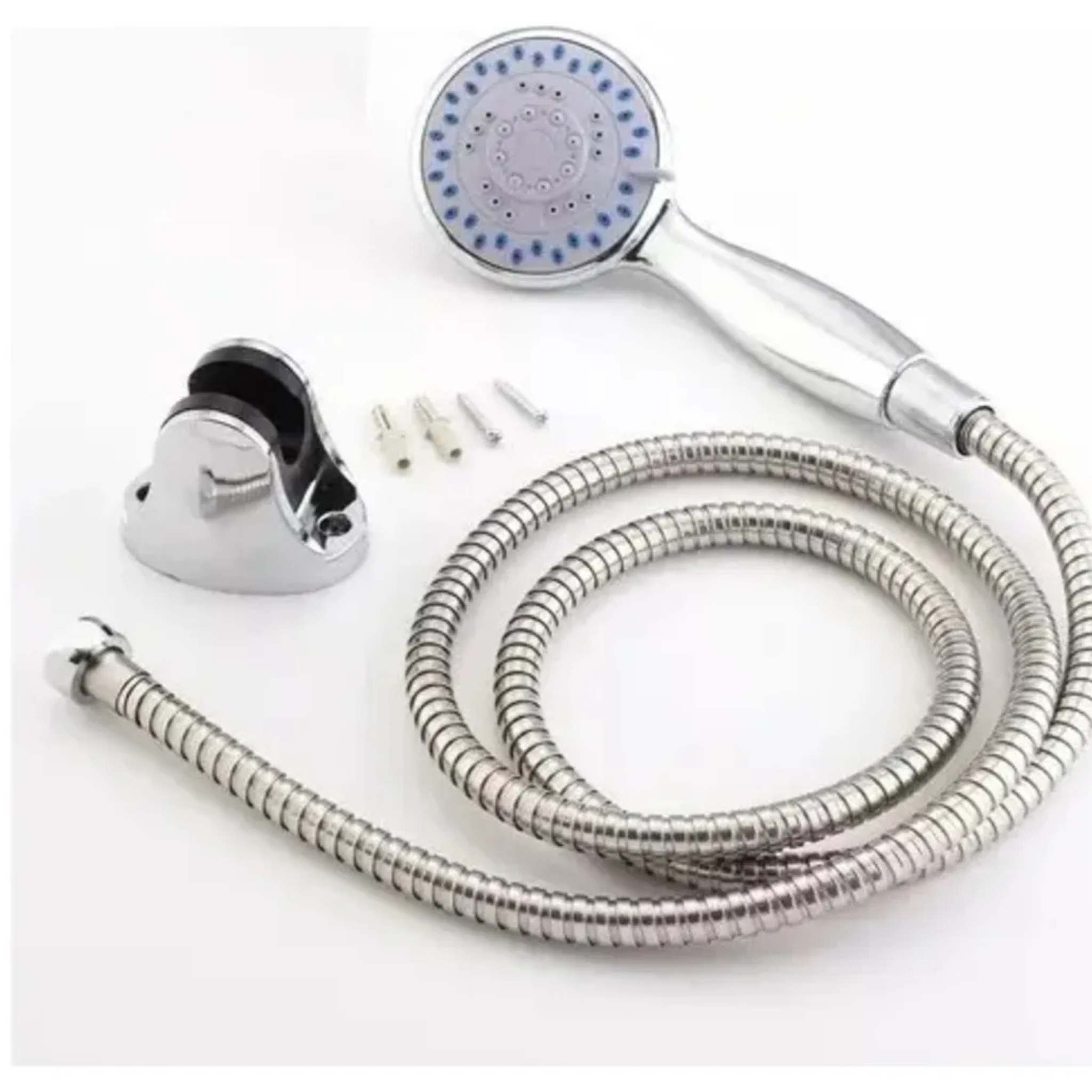 Kit Ducha Monocomando C/ Transmisión Mezcladora Grifería Plateado