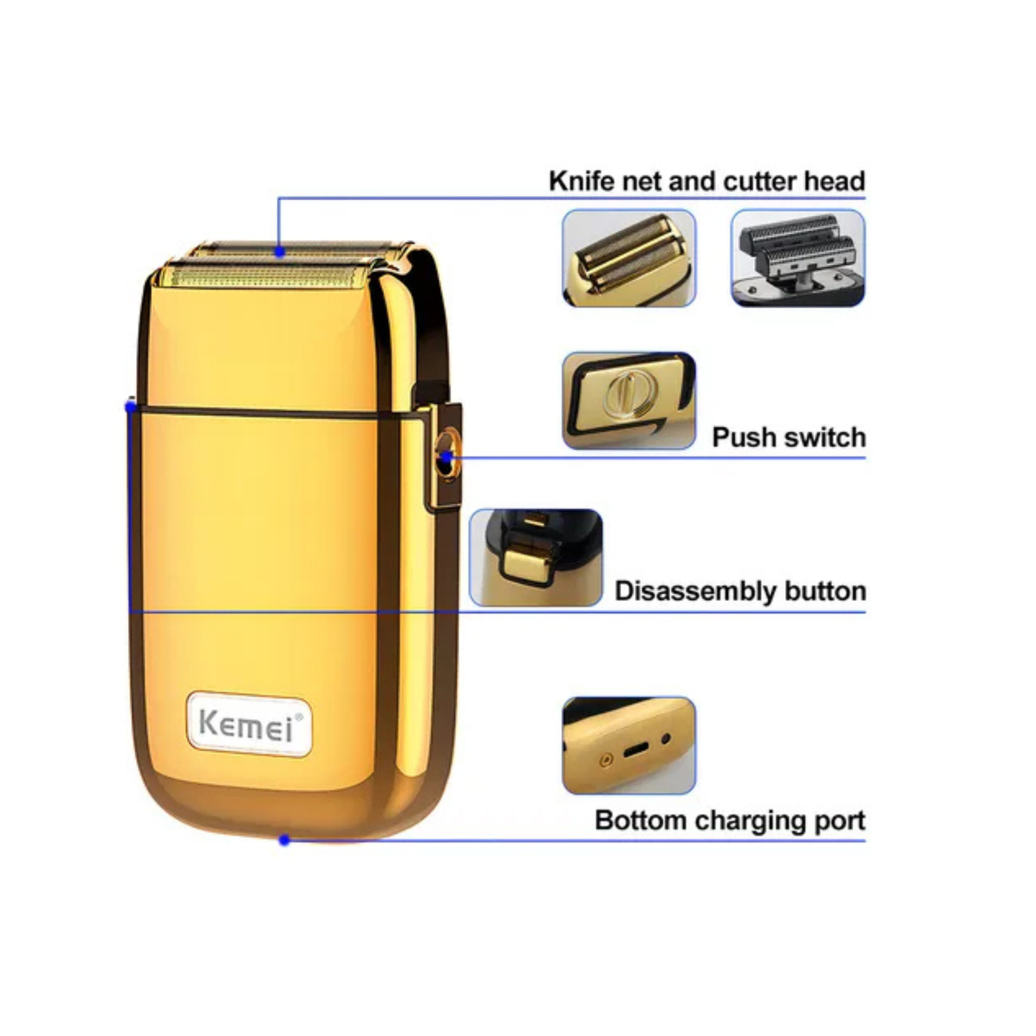 Afeitadora Kemei KM - TX1