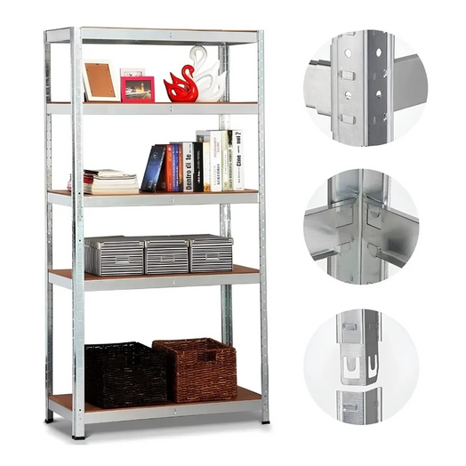 Kit 2 Estanteria Metalica Armado Fácil 5 Estantes