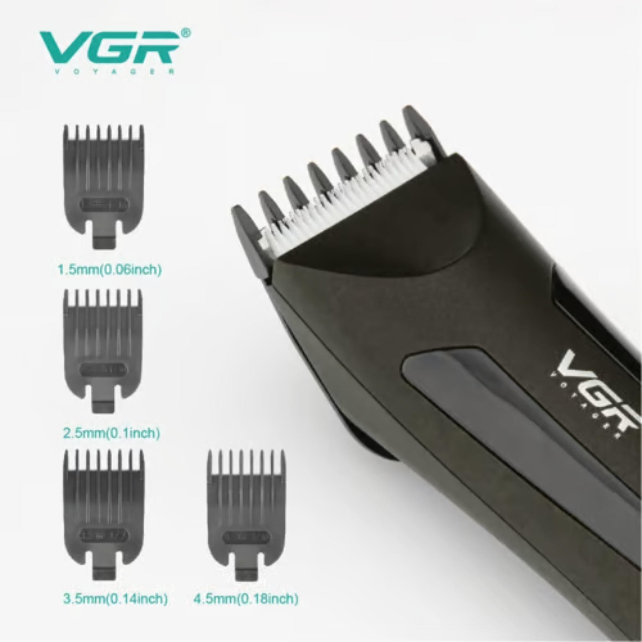 Afeitadora Recortadora Corporal Íntima Cerámica Usb Vgr V951 Negro