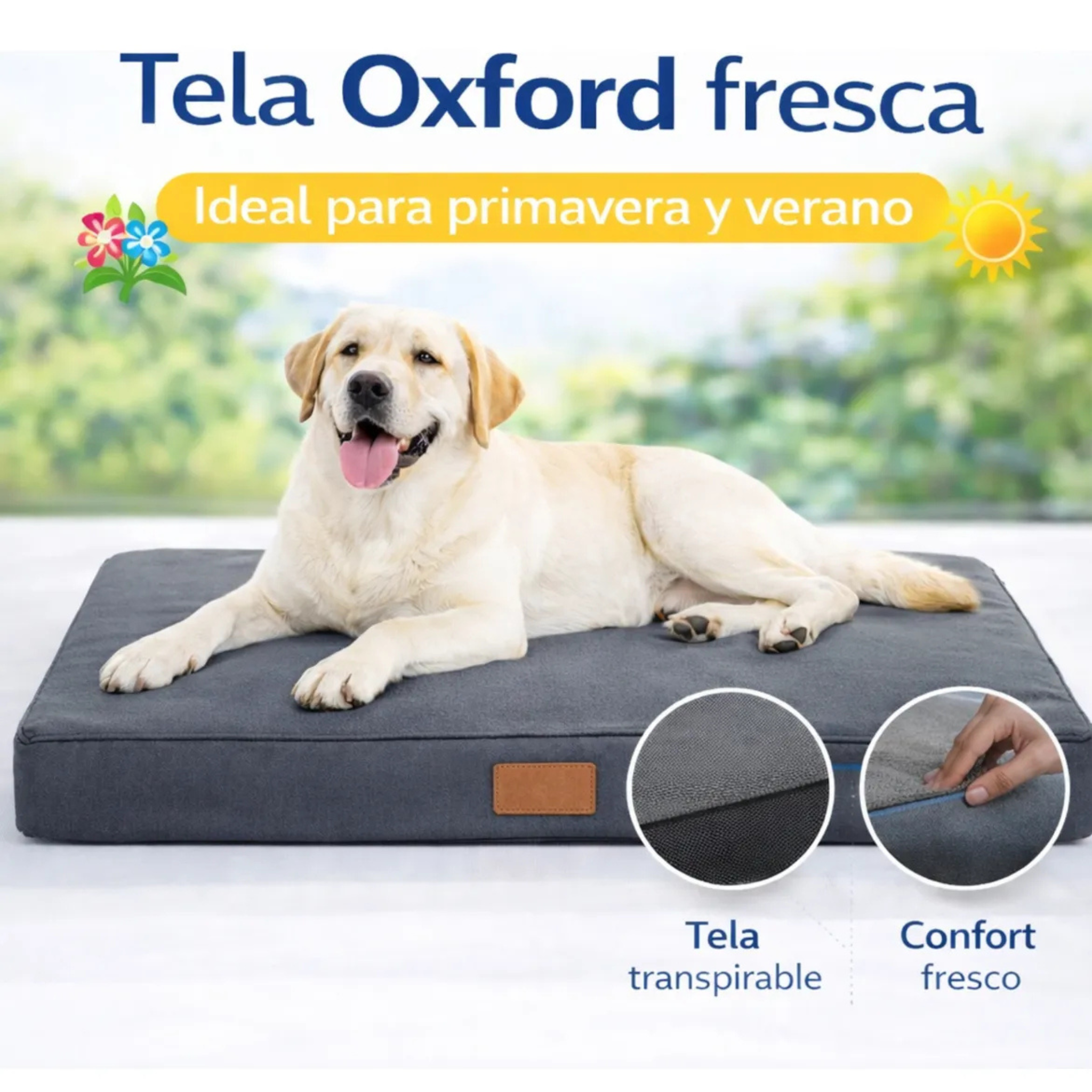 Cama Ortopédica Para Mascotas Invierno/Verano