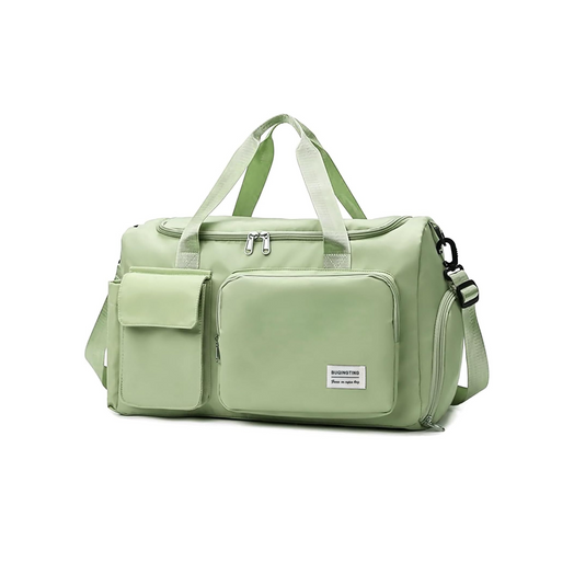 Bolso deportivo de viaje o gimnasio color verde