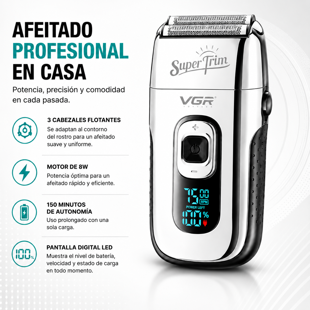Afeitadora VGR VGR V-332