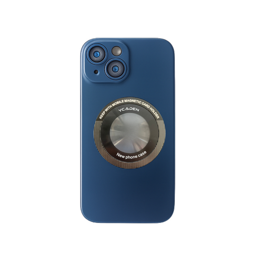 Funda Protectora Magsafe para Iphone Case Metálico Caden Color Azul