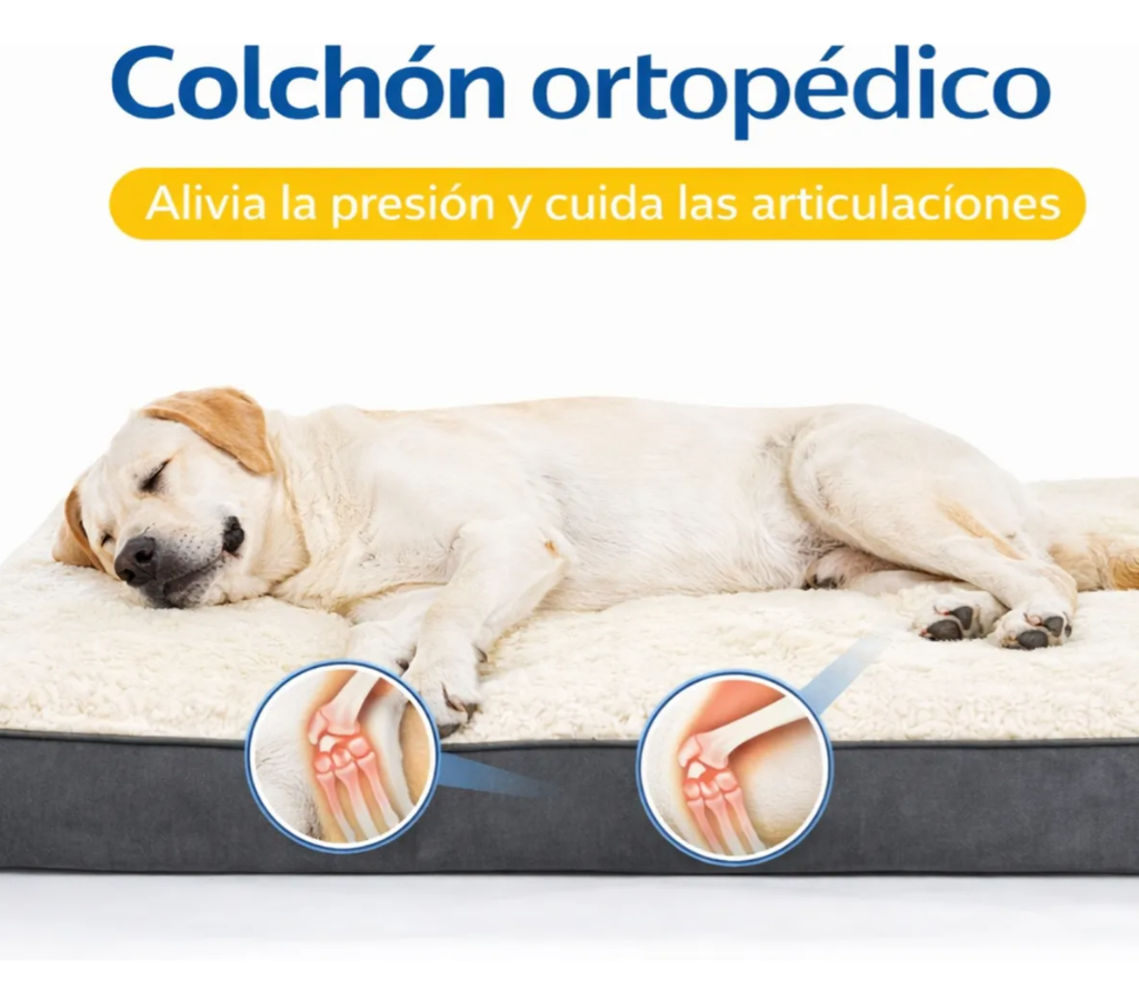 Cama Ortopédica Para Mascotas Invierno/Verano