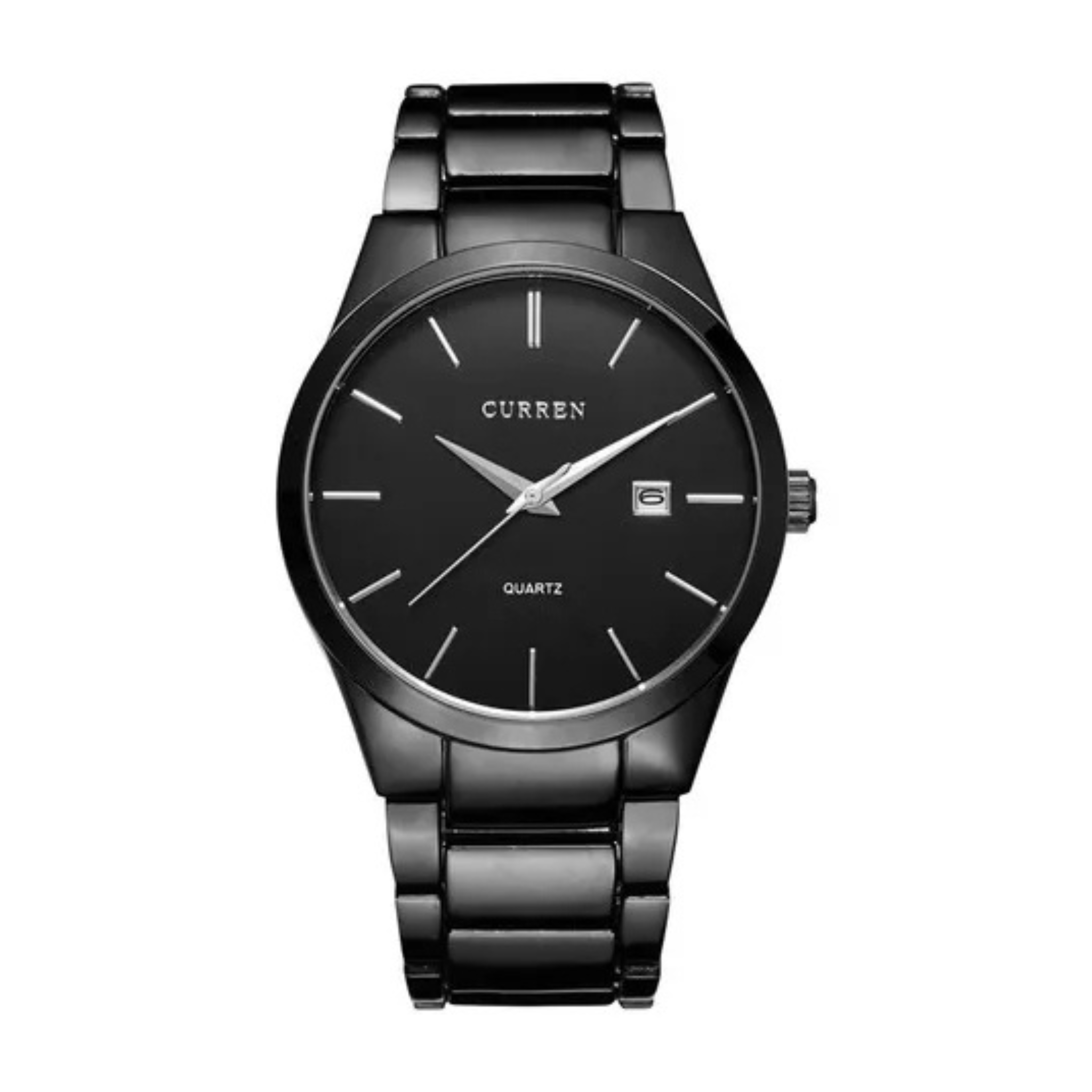 Reloj Curren Clásico 8106 de acero inoxidable para hombre color Negro
