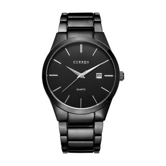 Reloj Curren Clásico 8106 de acero inoxidable para hombre color Negro