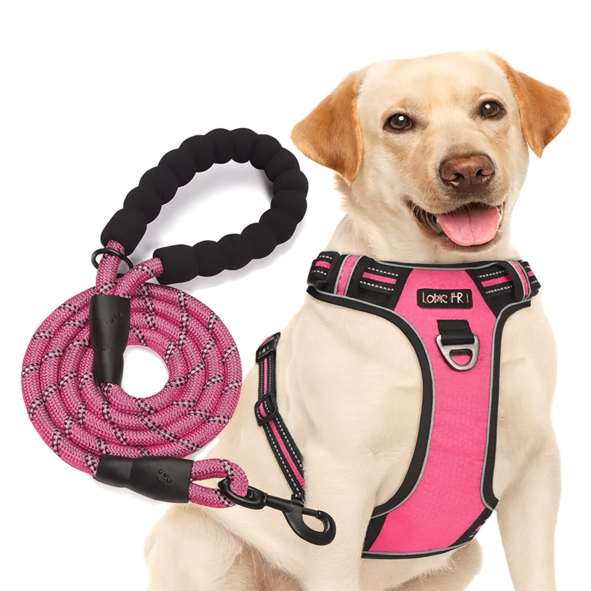 Pechera Arnés Anti Tirones + Correa Roja Para Paseo Perro O Gato Talle S M L y XL