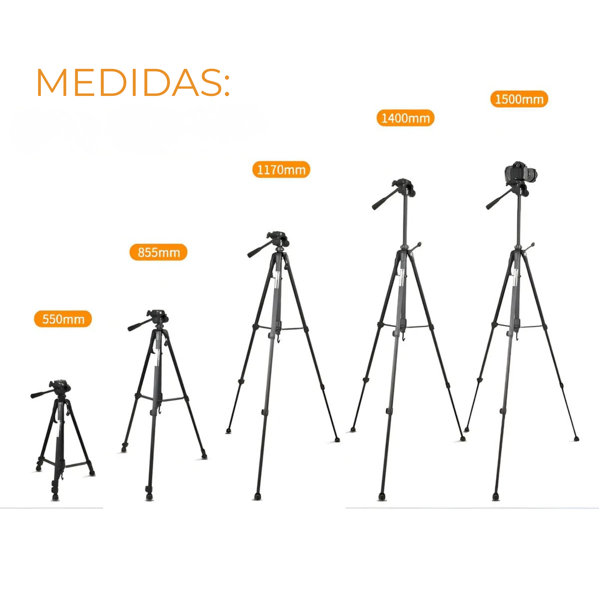 Trípode Profesional con Soporte Para Celular