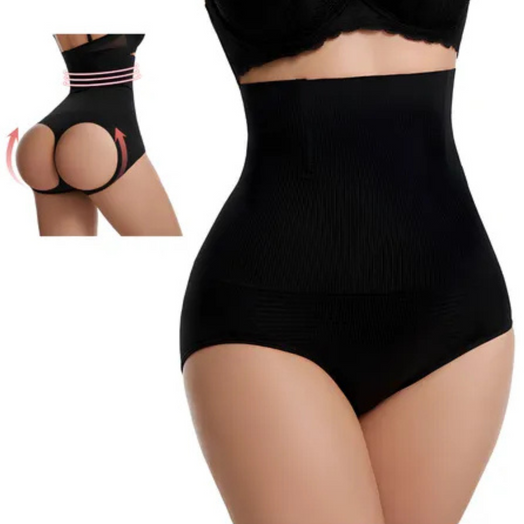 Faja Reductora Bombacha Panty Levanta Gluteos Negro&Beige cod 539