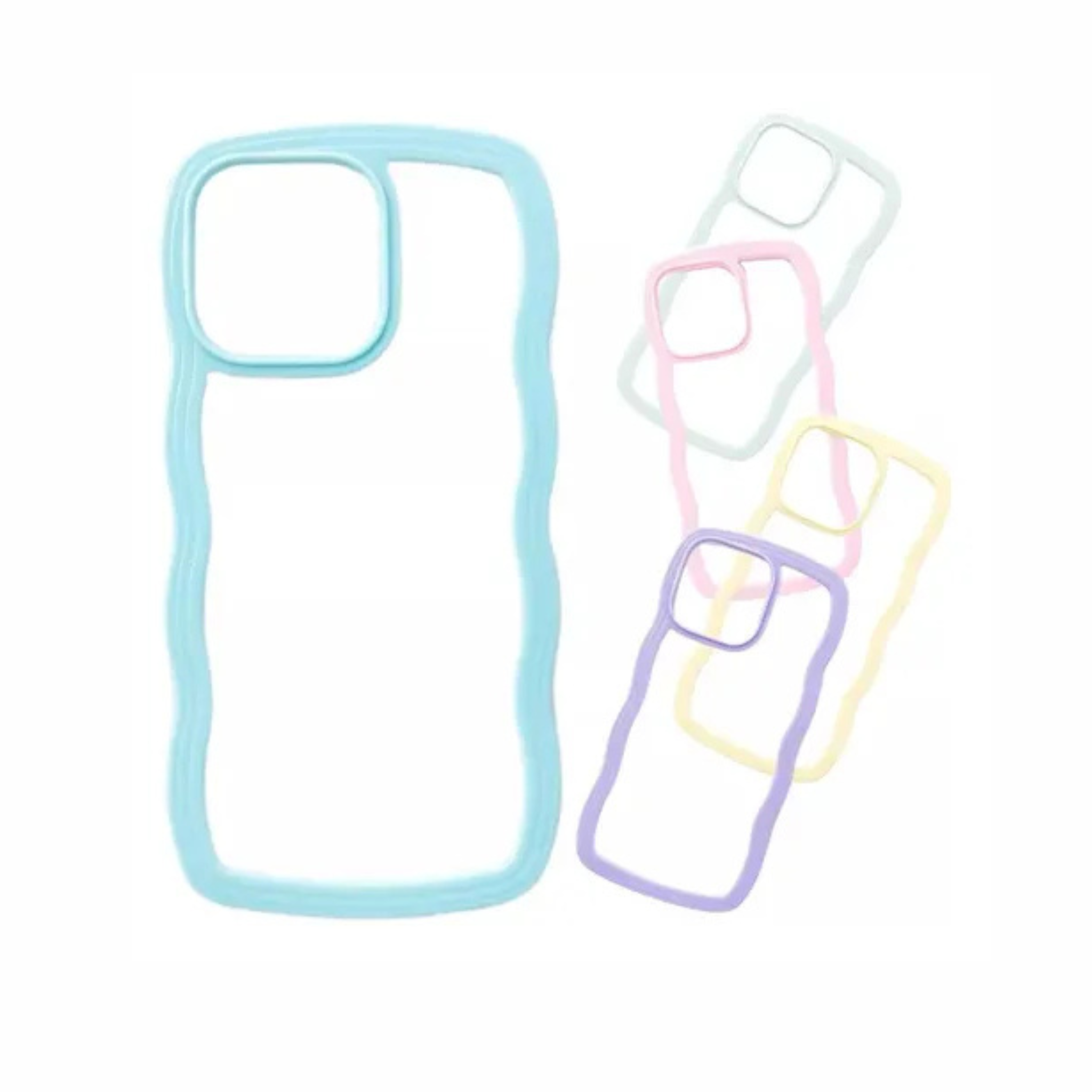 Funda Protector Case Diseño Olas Para Iphone 11/12/13/14/15 Lila Iphone 11 Diseño Olas Para Iphone