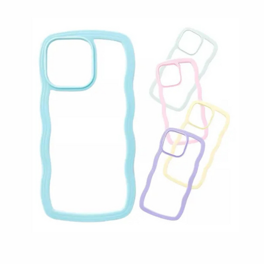 Funda Protector Case Diseño Olas Para Iphone 11/12/13/14/15 Lila Iphone 11 Diseño Olas Para Iphone
