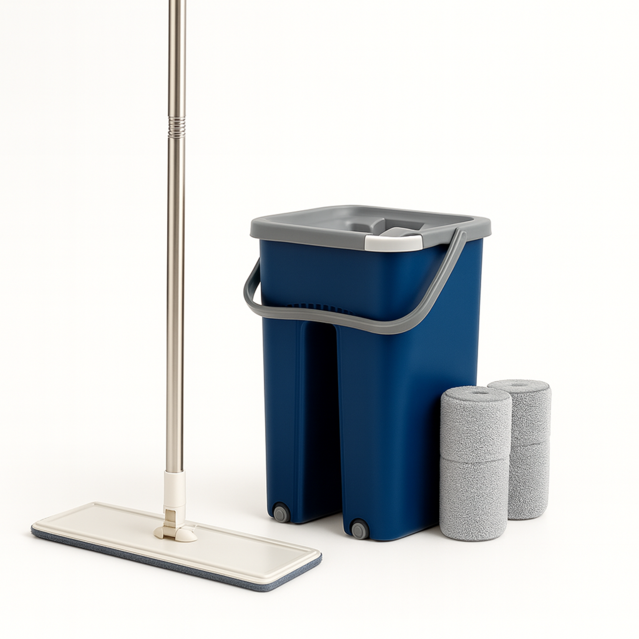 Mopa Trapeador Limpia Pisos con Balde Doble