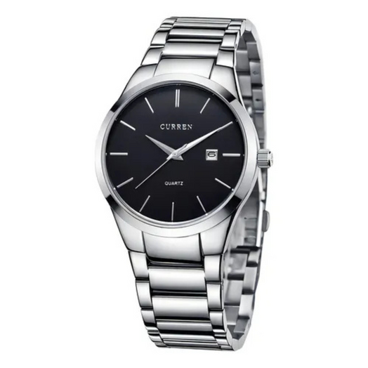 Correa de reloj Curren 8106 de acero inoxidable para hombre Correa deportiva de acero inoxidable para hombre