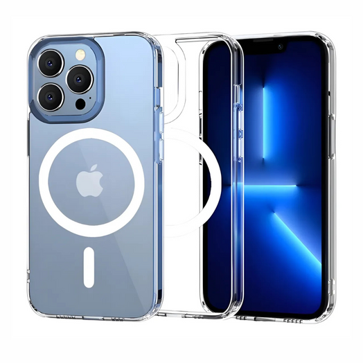 Case Transparente Funda Magsafe Magnética Para Iphone