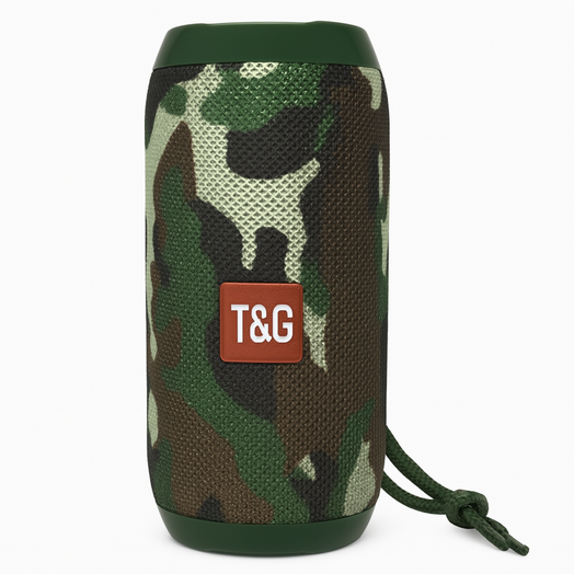 Parlante T&G Audio TG-117 Portátil con Bluetooth Army Green
