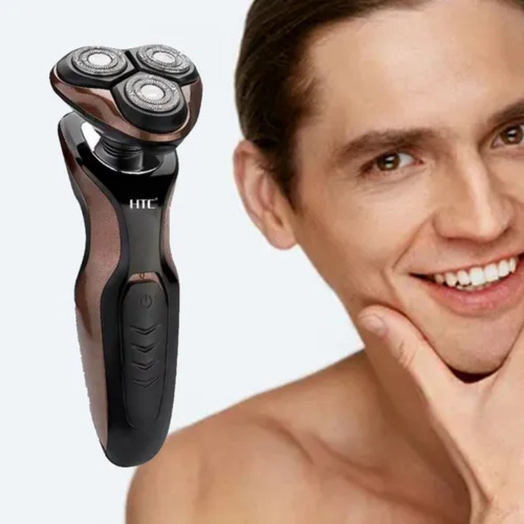 Afeitadora Inalambrica Electrica Recargable 3 Cabezales HTC gt-607 Shaver