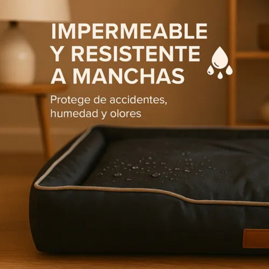 Cucha Cama Para Mascotas Acolchada Impermeable tamaño Mediano M